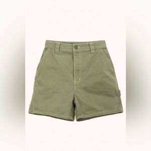 Olive Green Women's Shorts
